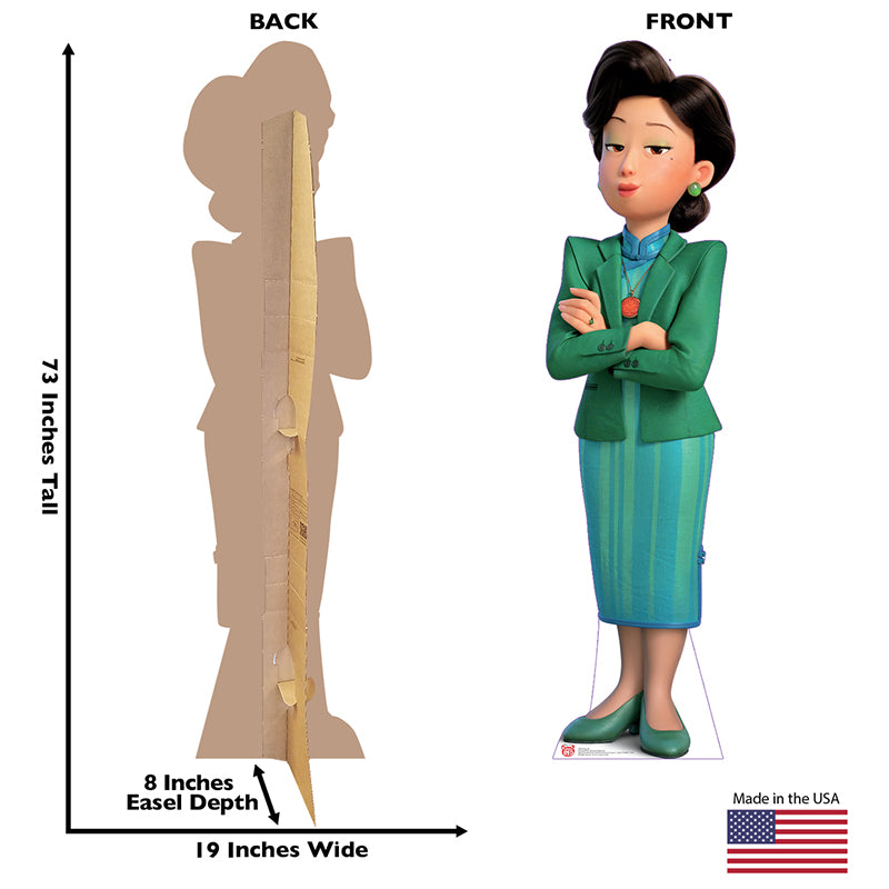 MING LEE "Turning Red" Cardboard Cutout Standup / Standee