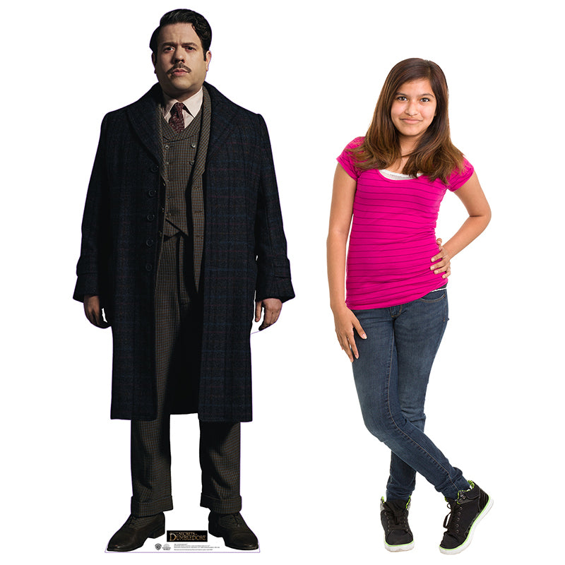 JACOB KOWALSKI "Fantasic Beasts: The Secrets of Dumbledore" Cardboard Cutout Standup / Standee