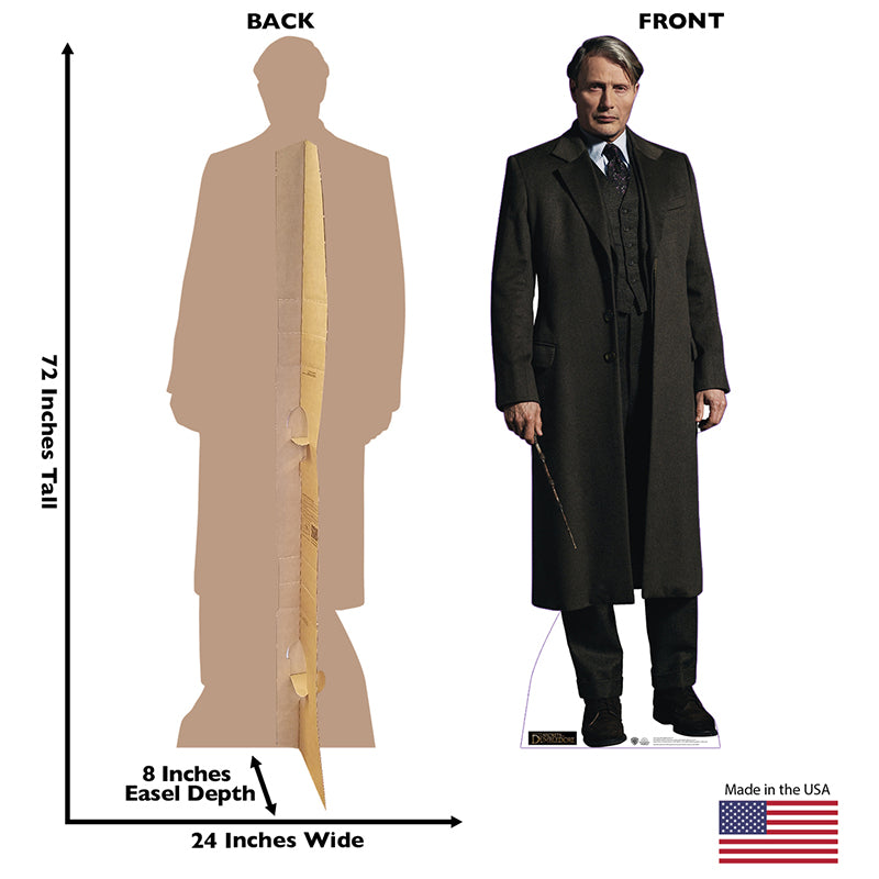 GELLERT GRINDELWALD "Fantasic Beasts: The Secrets of Dumbledore" Cardboard Cutout Standup / Standee