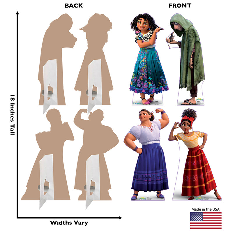 ENCANTO SET OF 4 MINI-STANDEES "Encanto" Cardboard Cutout Standup / Standee