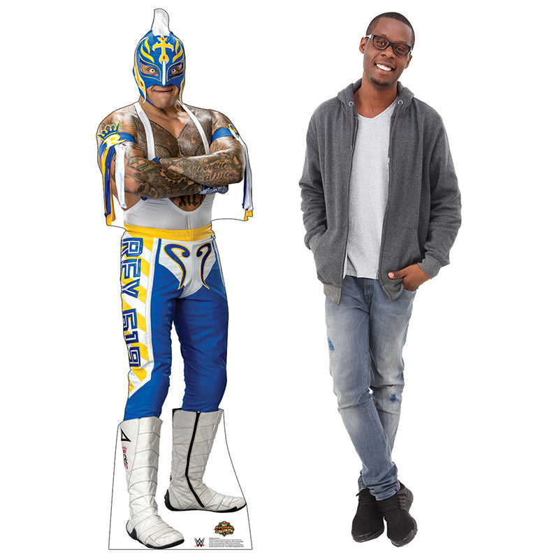 REY MYSTERIO WWE Wrestling Cardboard Cutout Standup / Standee