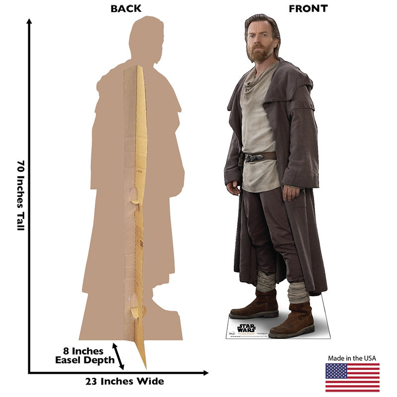 OBI-WAN KENOBI "Star Wars: Obi-Wan Kenobi" Cardboard Cutout Standup / Standee