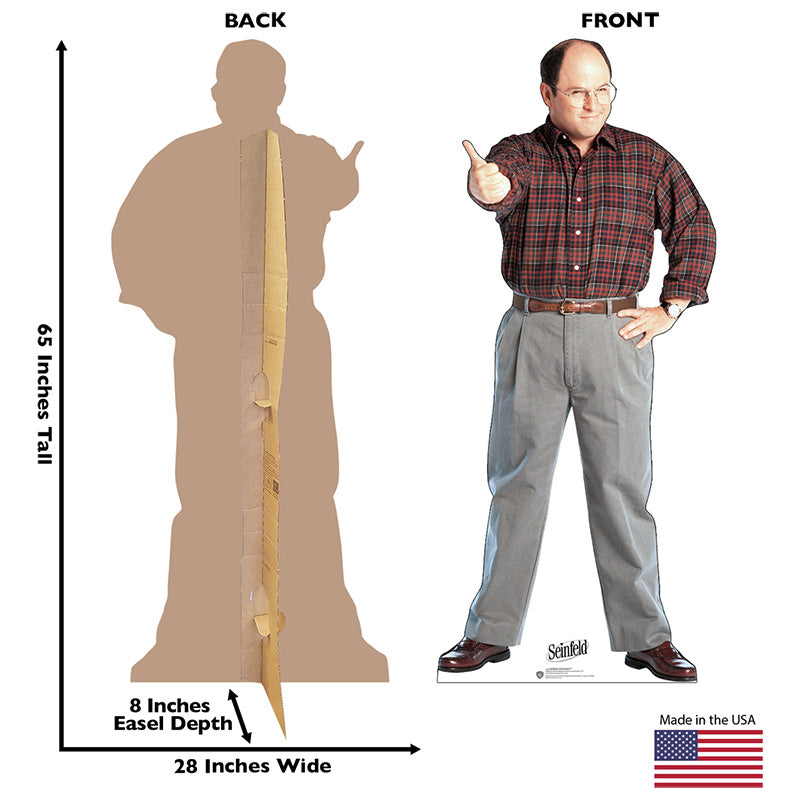 GEORGE COSTANZA "Seinfeld" Cardboard Cutout Standup / Standee