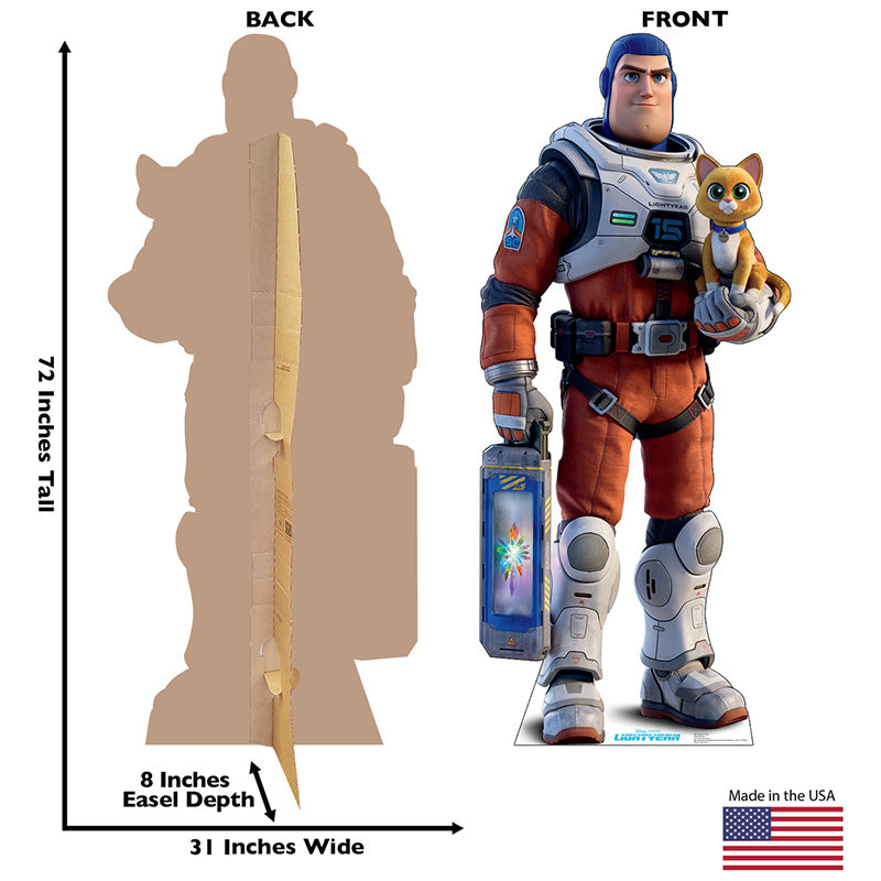 BUZZ LIGHTYEAR AND SOX "Lightyear" Cardboard Cutout Standup / Standee