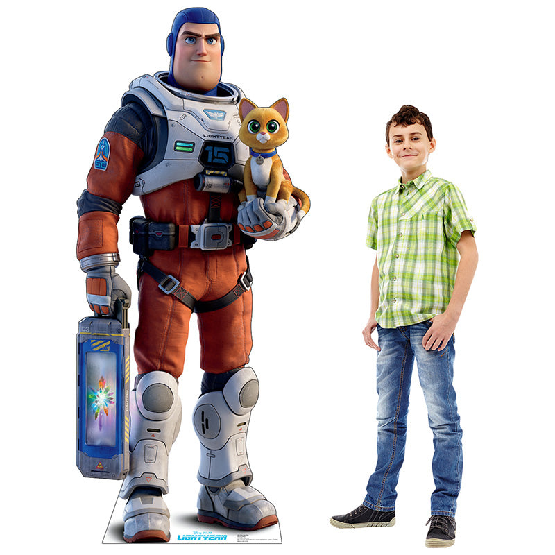 BUZZ LIGHTYEAR AND SOX "Lightyear" Cardboard Cutout Standup / Standee