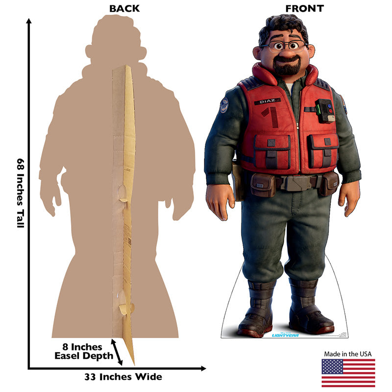 AIRMAN DIAZ  "Lightyear" Cardboard Cutout Standup / Standee