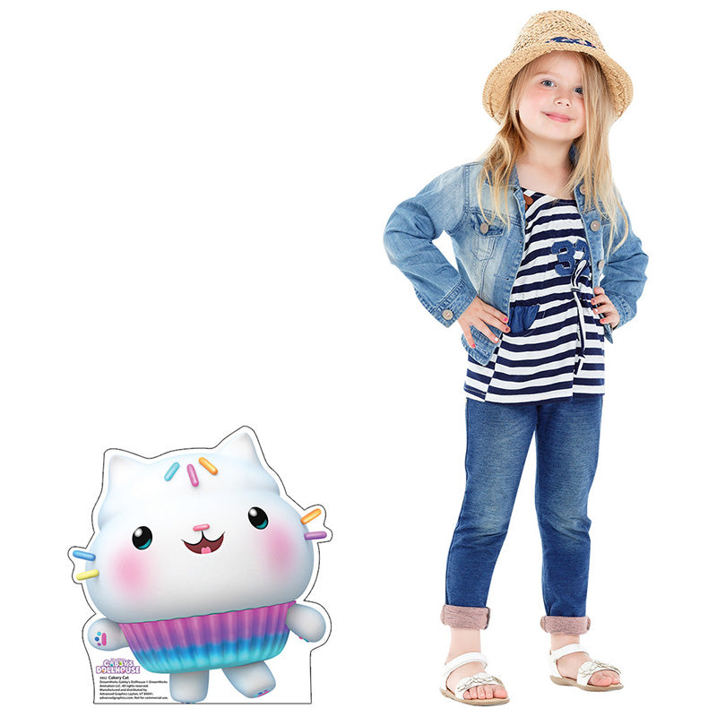 CAKEY CAT "Gabby's Dollhouse" Cardboard Cutout Standup / Standee