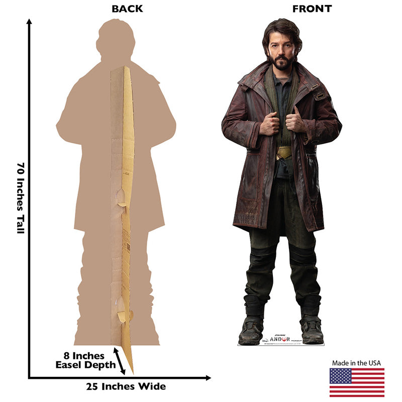 CASSIAN ANDOR "Star Wars: Andor" Cardboard Cutout Standup / Standee