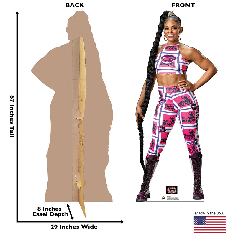 BIANCA BELAIR WWE Divas Wrestling Cardboard Cutout Standup / Standee