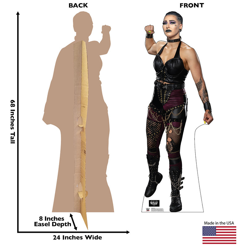 RHEA RIPLEY WWE Divas Wrestling Cardboard Cutout Standup / Standee