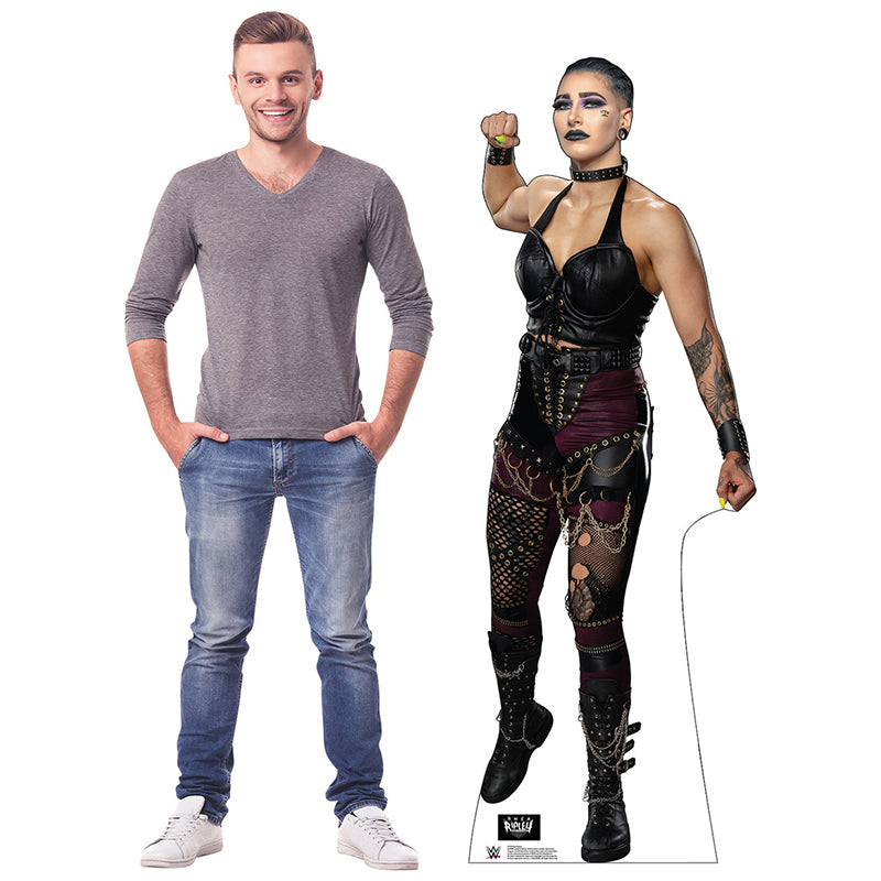 RHEA RIPLEY WWE Divas Wrestling Cardboard Cutout Standup / Standee
