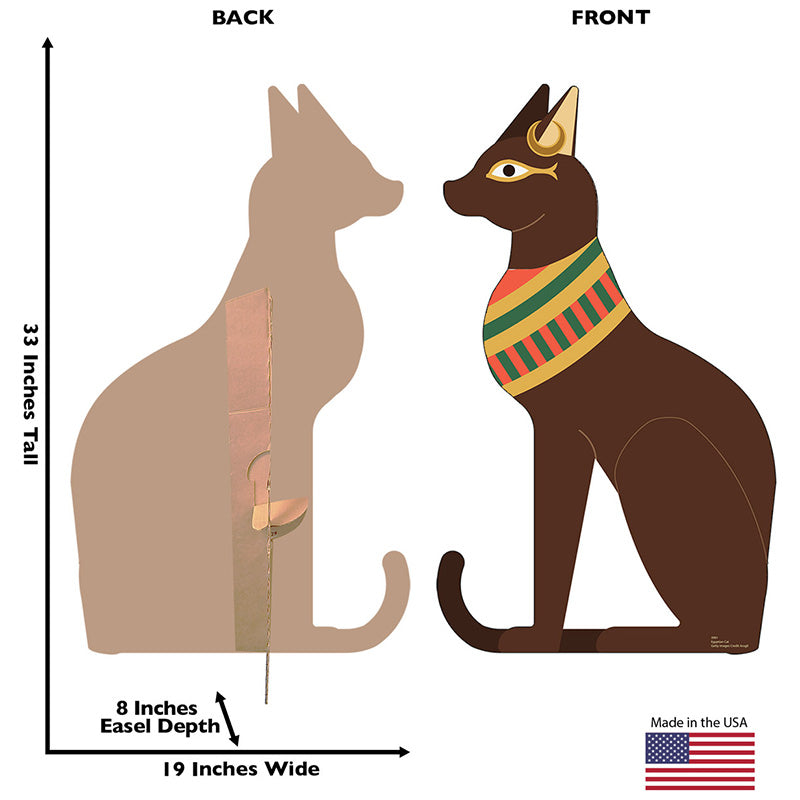 EGYPTIAN CAT Cardboard Cutout Standup / Standee