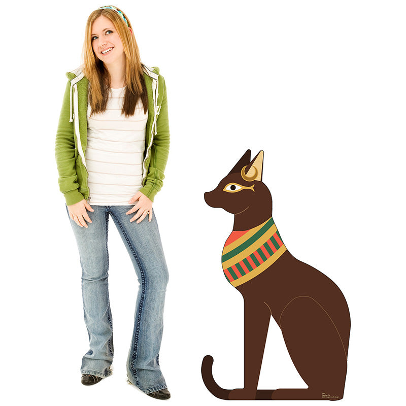 EGYPTIAN CAT Cardboard Cutout Standup / Standee