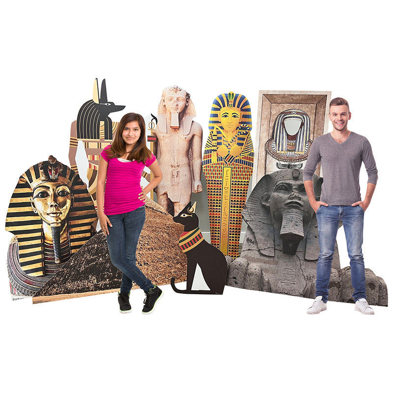 EGYPTIAN THEME SET of Cardboard Cutout Standups / Standees