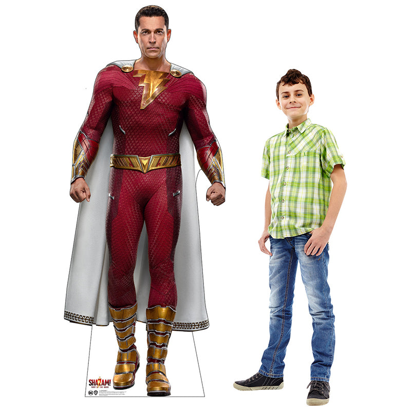 SHAZAM / BILLY BATSON "Shazam: Fury of the Gods" Cardboard Cutout Standup / Standee