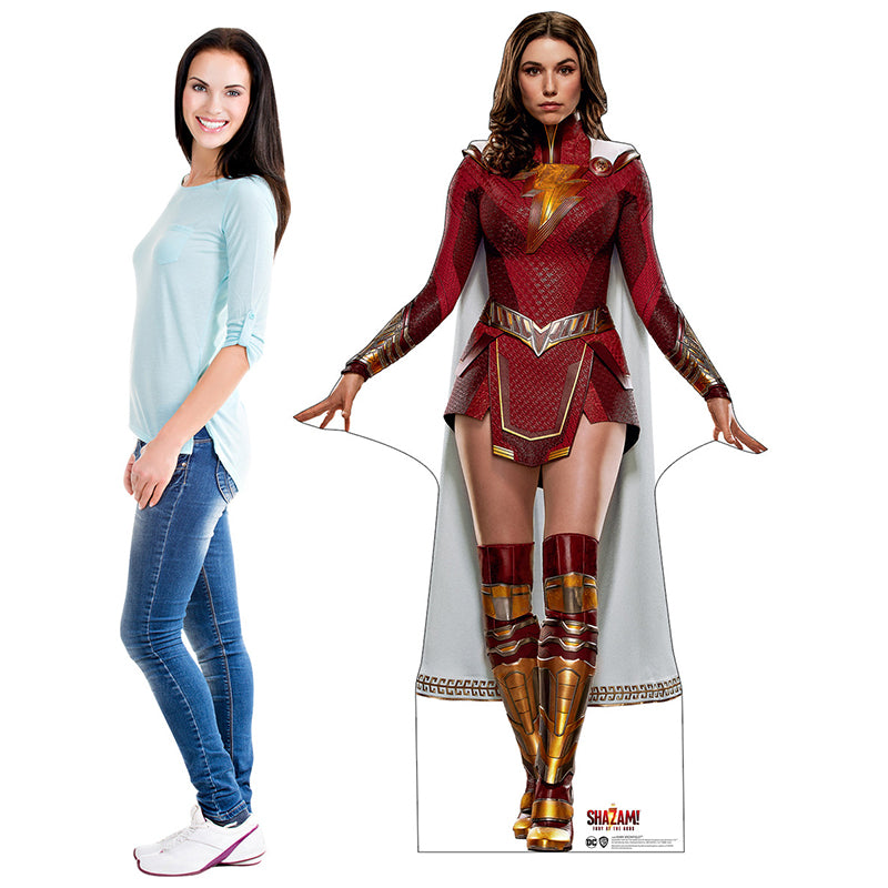 MARY BROMFIELD "Shazam: Fury of the Gods" Cardboard Cutout Standup / Standee