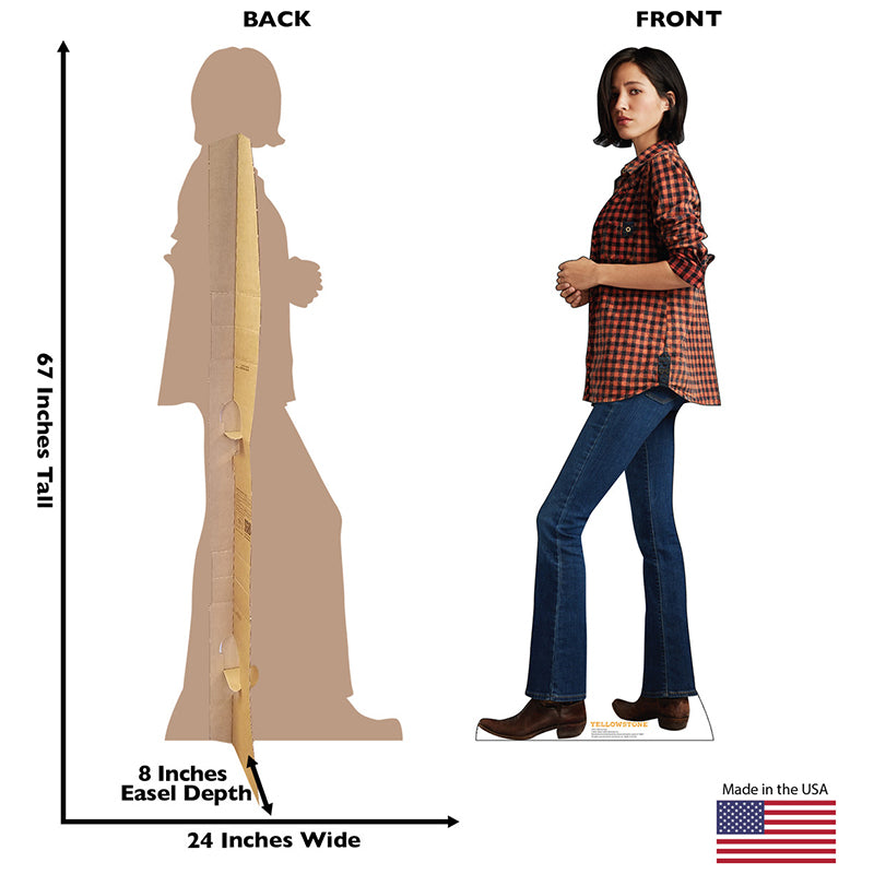 MONICA LONG DUTTON "Yellowstone" Cardboard Cutout Standup / Standee