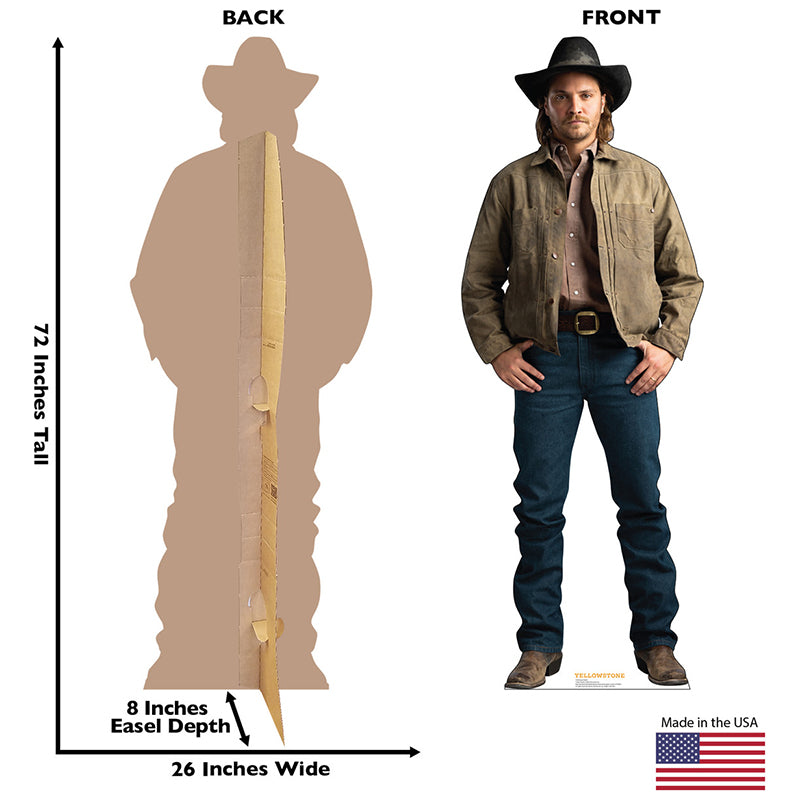KAYCE DUTTON "Yellowstone" Cardboard Cutout Standup / Standee