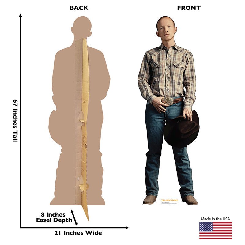JIMMY HURDSTROM "Yellowstone" Cardboard Cutout Standup / Standee