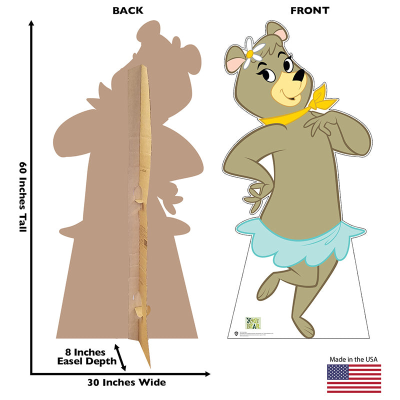 CINDY BEAR "The Yogi Bear Show" Cardboard Cutout Standup / Standee