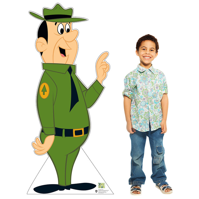 RANGER SMITH "The Yogi Bear Show" Cardboard Cutout Standup / Standee