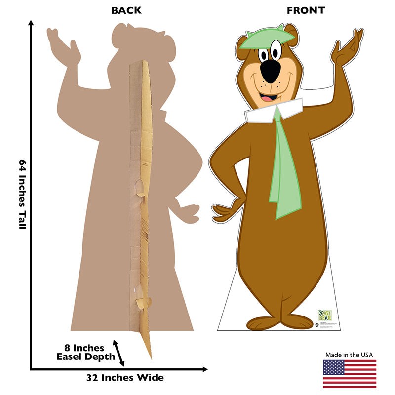 YOGI BEAR "The Yogi Bear Show" Cardboard Cutout Standup / Standee