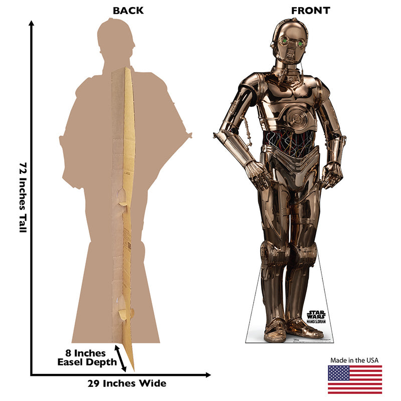 NEVARRO COPPER DROID "Star Wars: The Mandalorian" Cardboard Cutout Standup / Standee