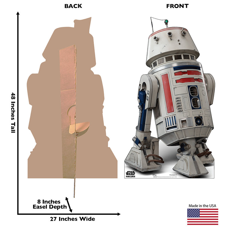 R5-D4 "Star Wars: The Mandalorian" Cardboard Cutout Standup / Standee