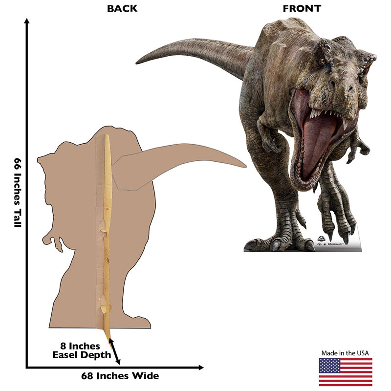 TYRANNOSAURUS REX / T. REX "Jurassic World" Cardboard Cutout Standup / Standee