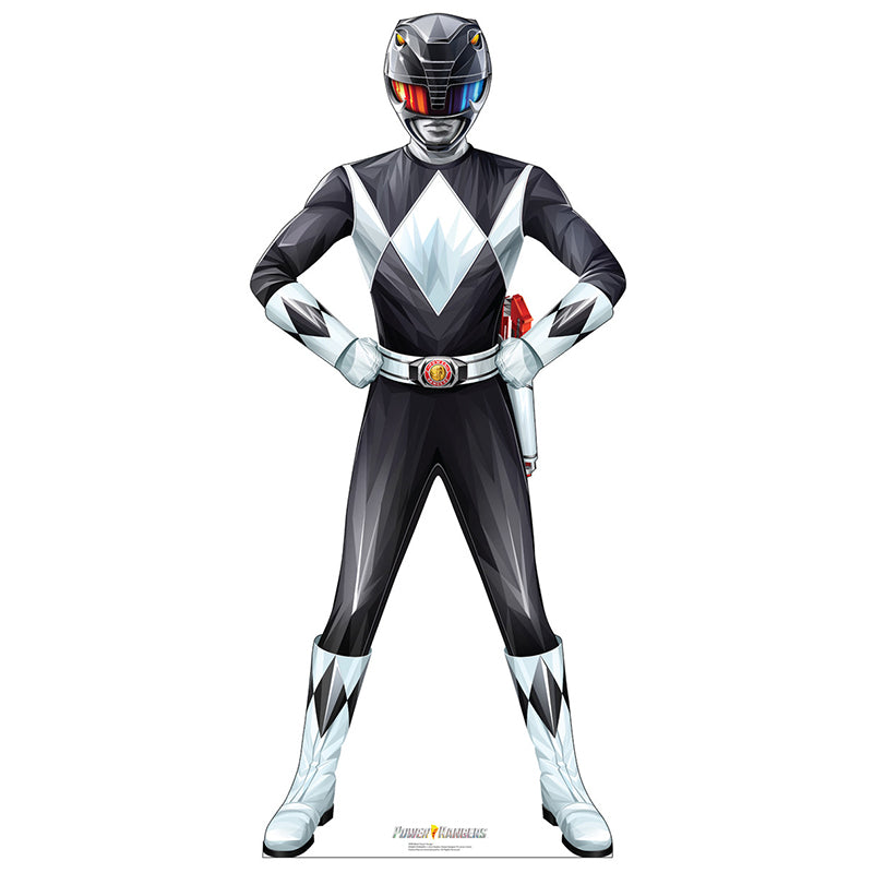 BLACK POWER RANGER Power Rangers Cardboard Cutout Standup Standee ...