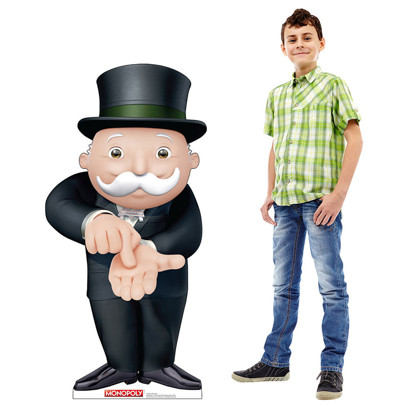 RICH UNCLE PENNYBAGS "Monopoly" Cardboard Cutout Standup / Standee