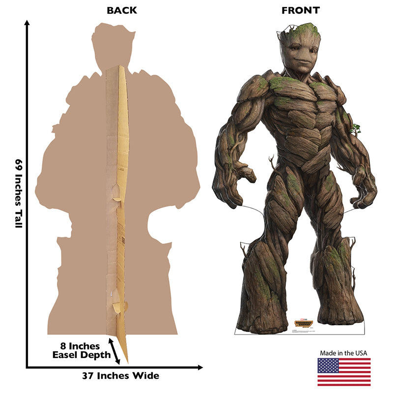 GROOT "Guardians of the Galaxy Vol 3" Cardboard Cutout Standup / Standee