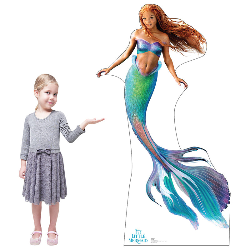 ARIEL "The Little Mermaid (2023)" Cardboard Cutout Standup / Standee