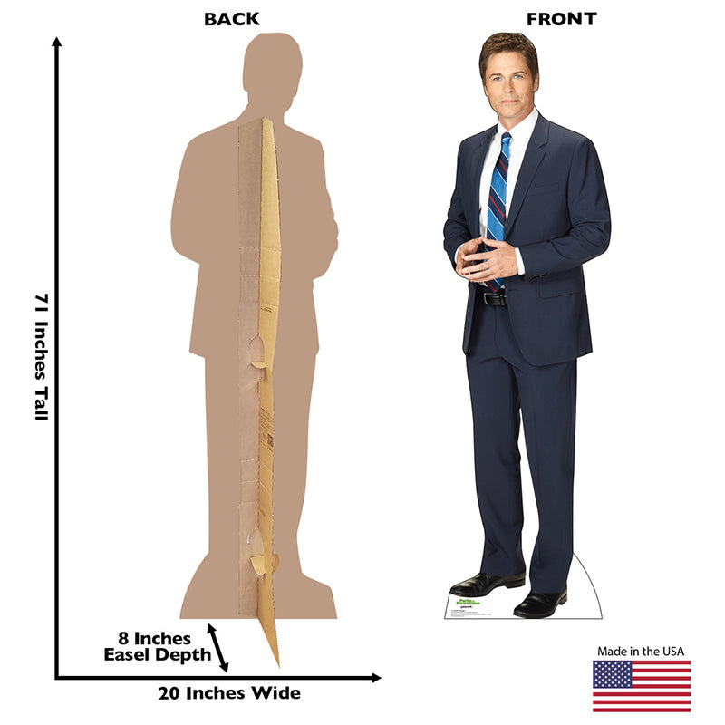CHRIS TRAEGER "Parks and Recreation" Cardboard Cutout Standup / Standee