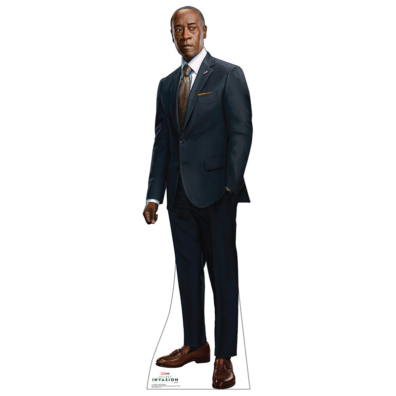 COLONEL JAMES RHODES Secret Invasion Cardboard Cutout Standup Standee ...