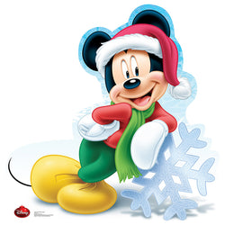 HOLIDAY MICKEY MOUSE Cardboard Cutout Standup / Standee