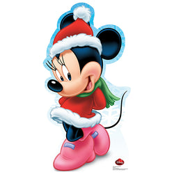 HOLIDAY MINNIE MOUSE Cardboard Cutout Standup / Standee