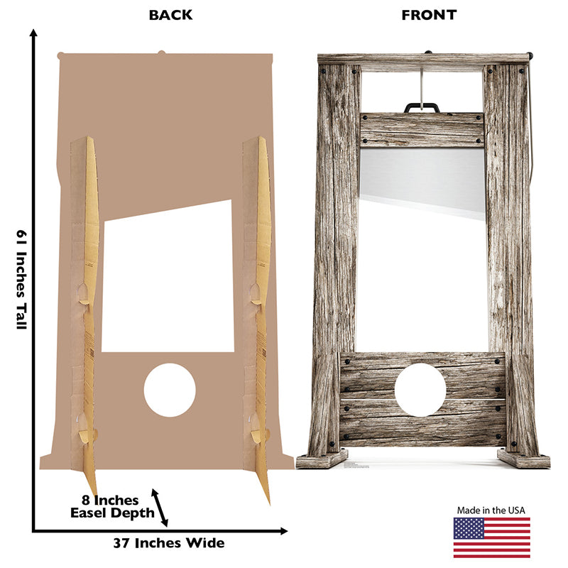 GUILLOTINE STAND-IN Cardboard Cutout Standup / Standee