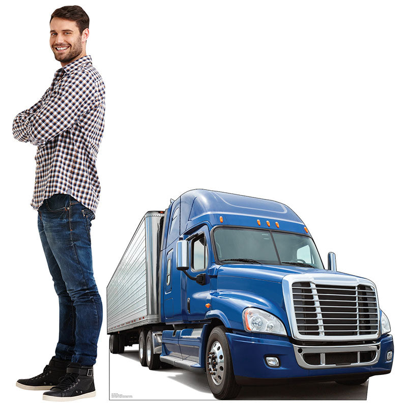 SEMI TRUCK Cardboard Cutout Standup / Standee