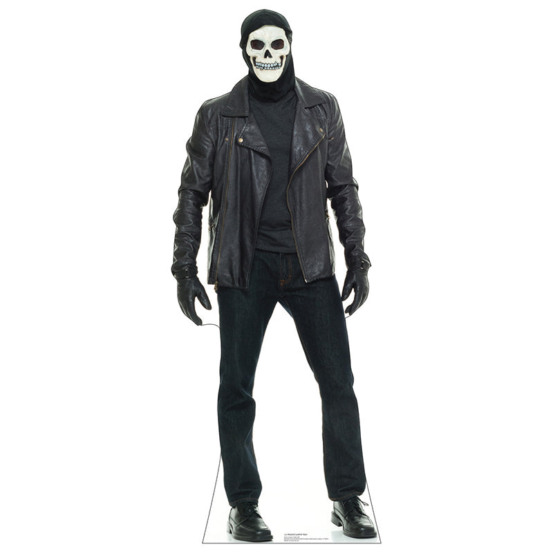 MASKED LEATHER MAN Cardboard Cutout Standup / Standee
