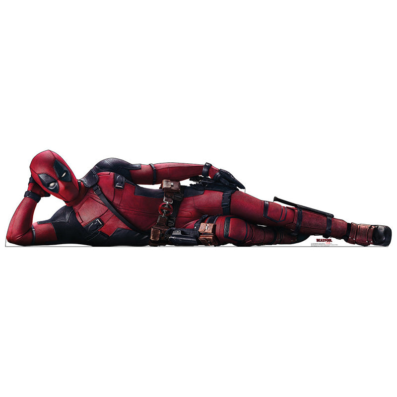 Advanced Graphics 5306 18 x 73 in. Deadpool Laying Down Life-Size Cardboard Cutout