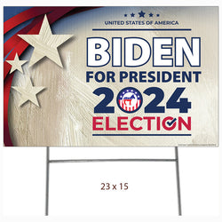 BIDEN 2024 Plastic Outdoor Yard Sign Standup / Standee