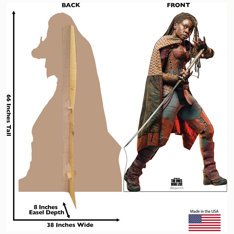 MICHONNE "The Walking Dead: The Ones Who Live" Cardboard Cutout Standup / Standee