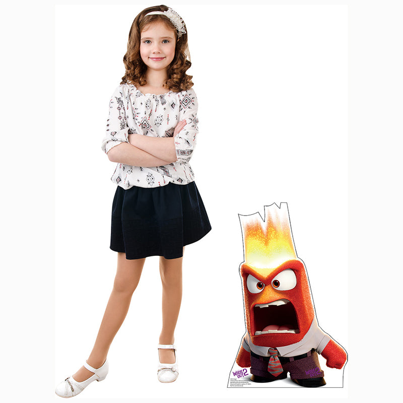 ANGER "Inside Out 2" Cardboard Cutout Standup / Standee