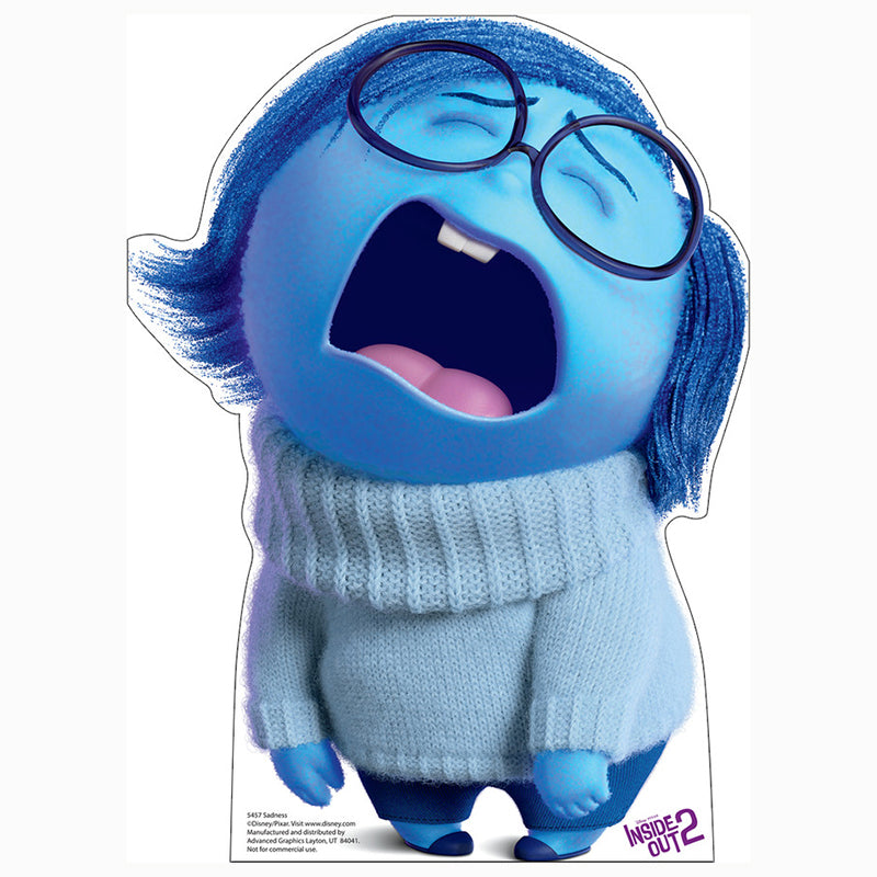 Sad Inbside SADNESS Inside Out 2 Cardboard Cutout Standup Standee – StandingStills.com