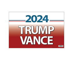 TRUMP / VANCE 2024 Plastic Outdoor Yard Sign Standup / Standee