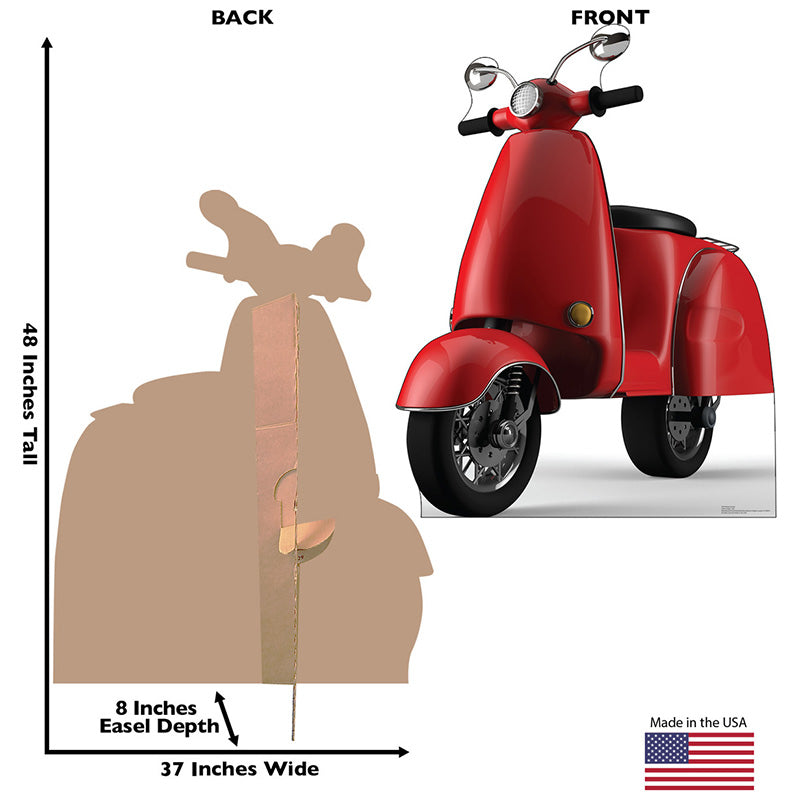 VESPA SCOOTER Cardboard Cutout Standup / Standee