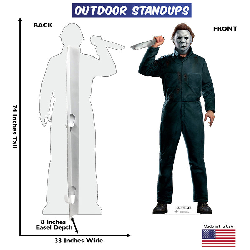 MICHAEL MYERS "Halloween" Plastic Outdoor Yard Decor Standup / Standee