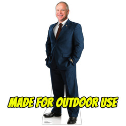 GOVERNOR TIM WALZ Plastic Outdoor Yard Sign Standup / Standee