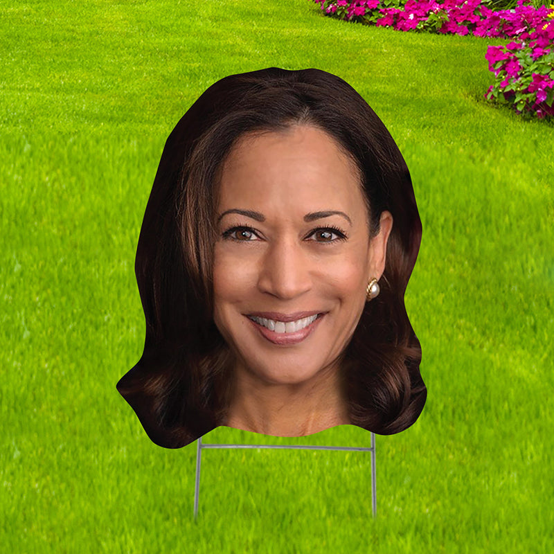 KAMALA HARRIS Plastic Outdoor Yard Sign Standup / Standee